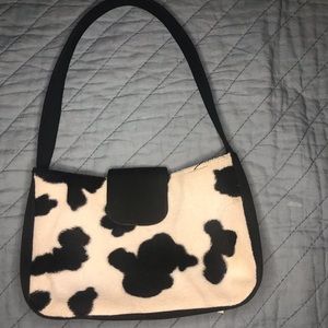 Vintage cow printed mini bag